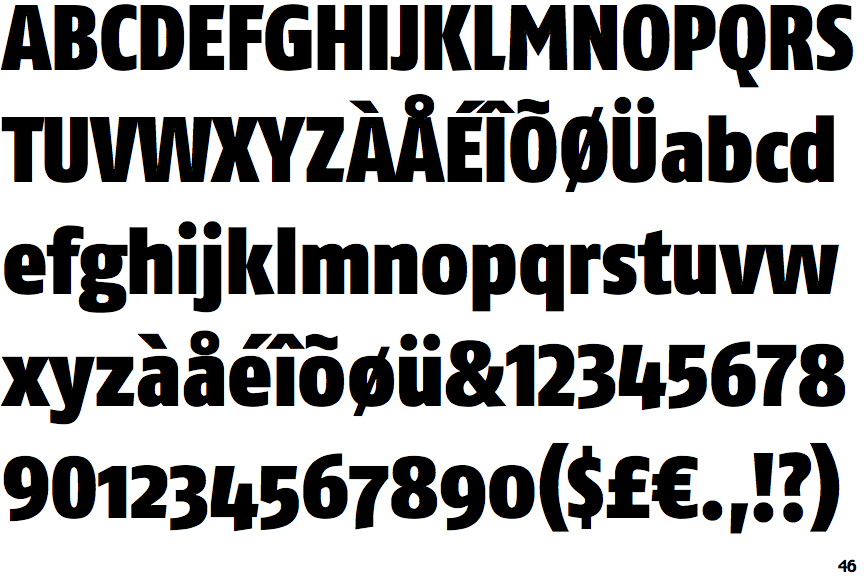 FF Fago Condensed Black