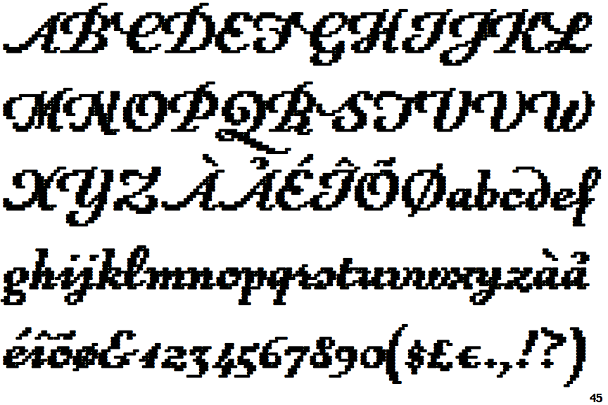 FF Nelio Round Bar Script