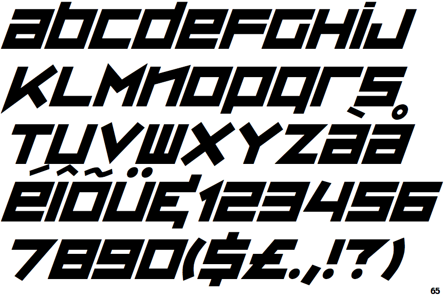 Zip Sonic Italic