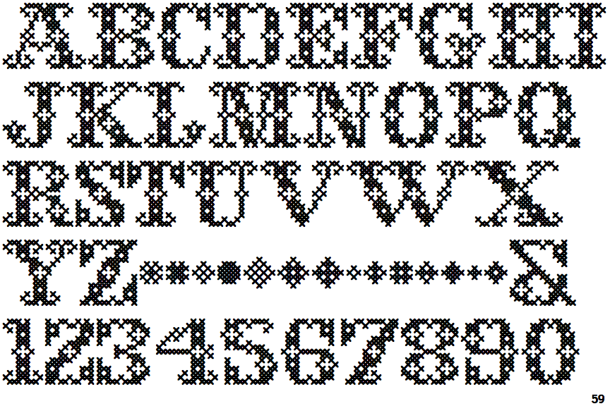 Cross Stitch Monogram
