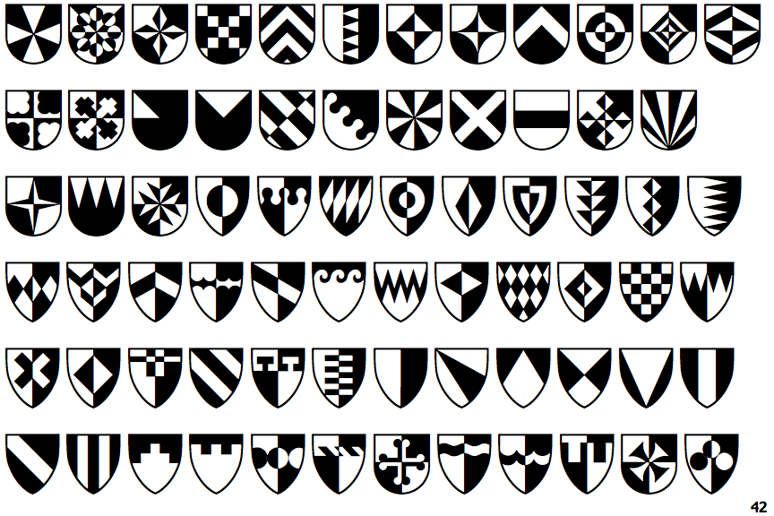 Shield Ornaments