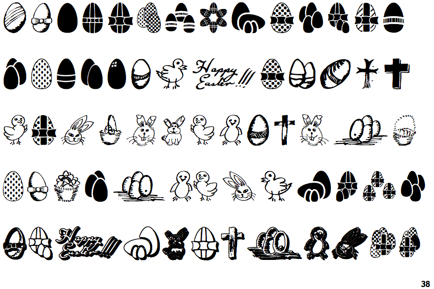Easter Fleurons