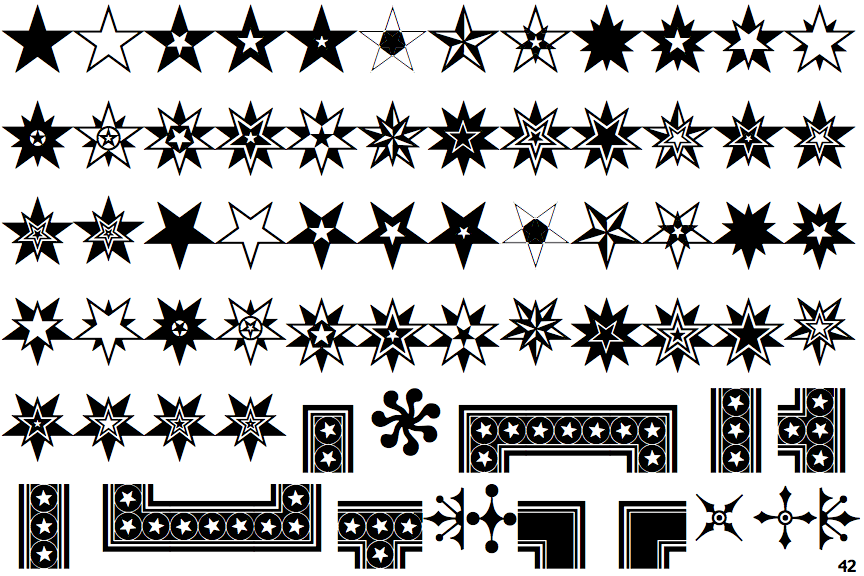 HWT Star Ornaments