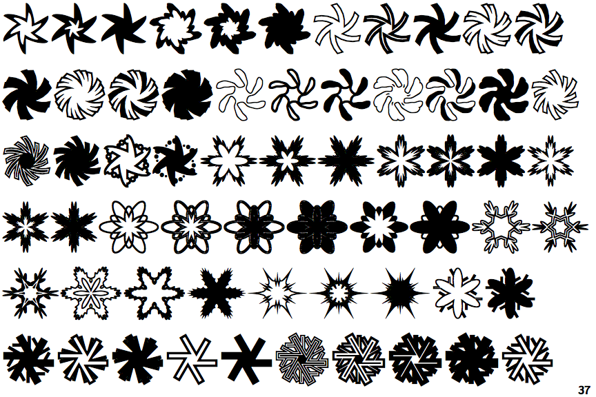 Mini Pics Snowflakes