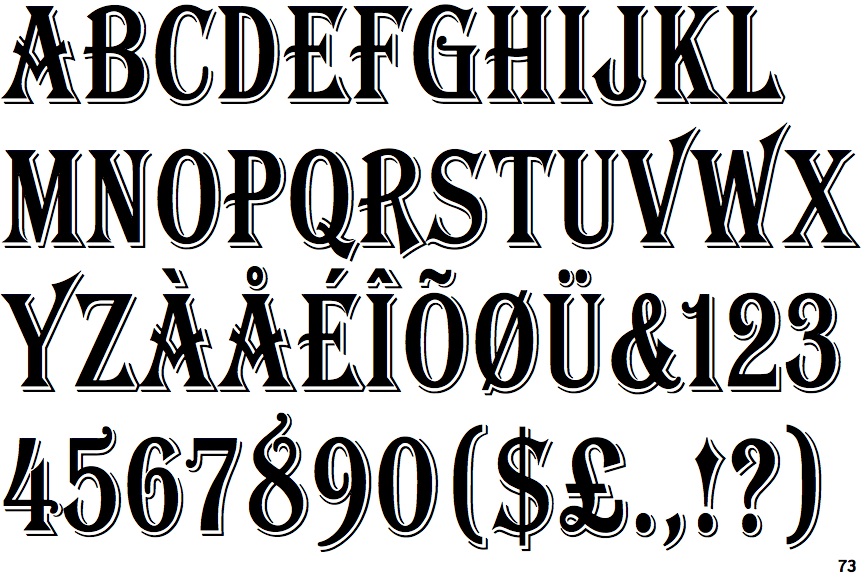 victorian era font