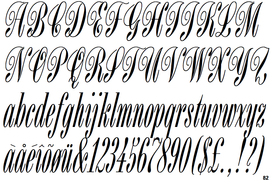 Bordeaux Script