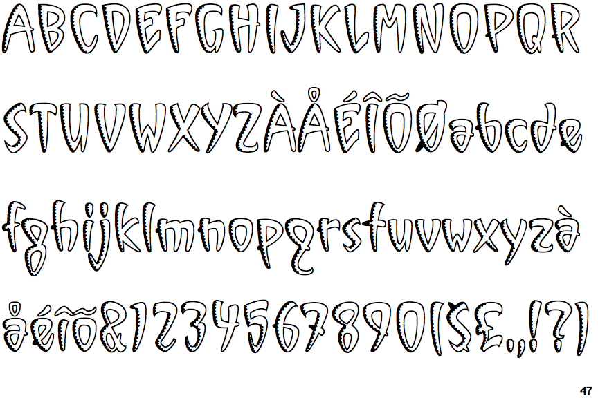 ITC Vinyl Sawtooth Outline