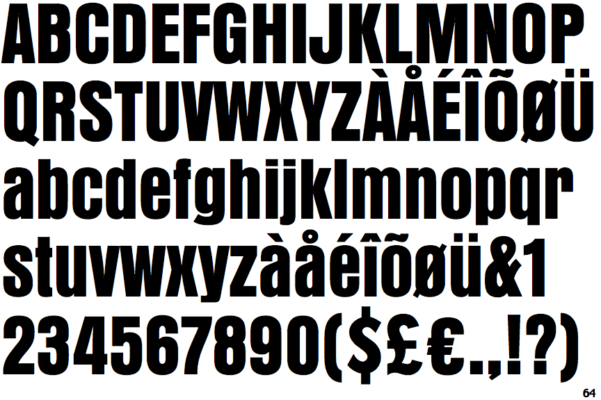 Anzeigen Grotesk