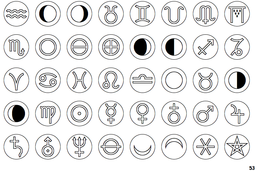 Astrotype P Dot Outline