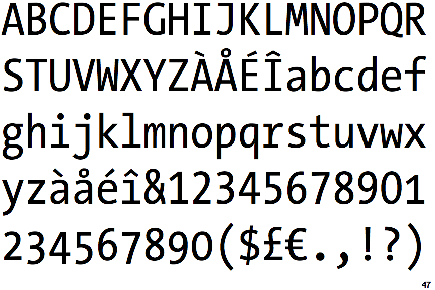 TheSans Mono Condensed