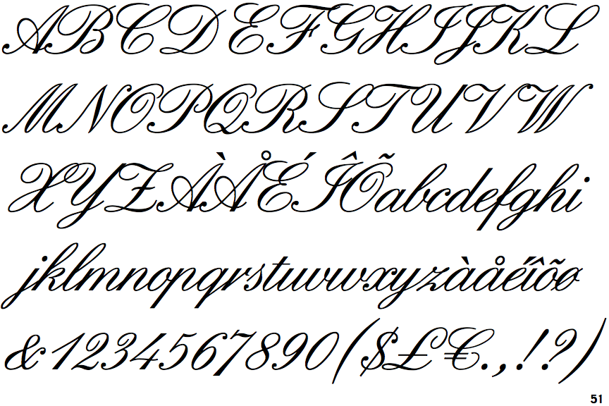 English Script