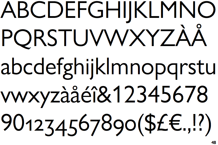 Gill Sans Nova