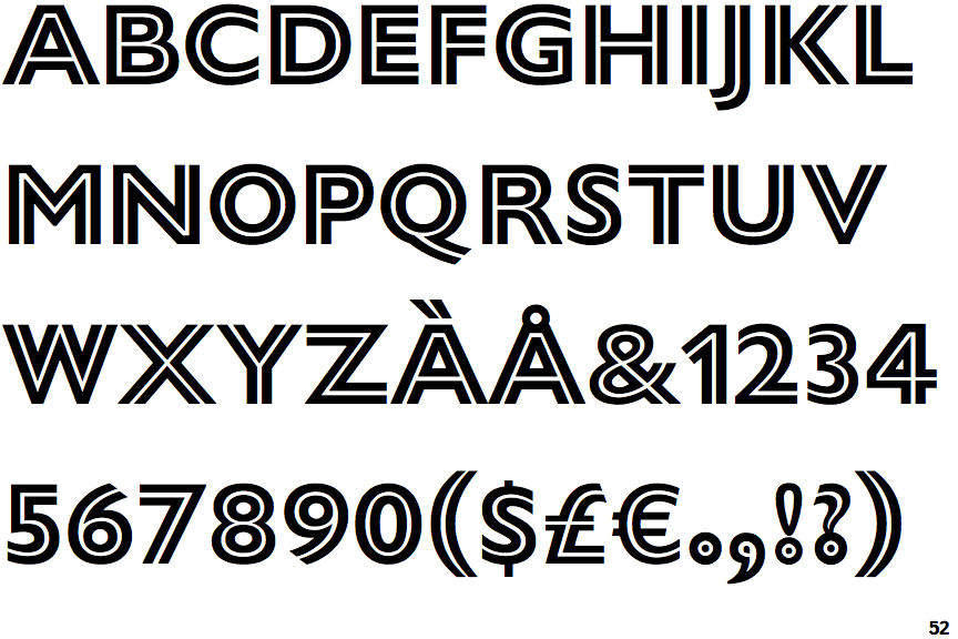 Gill Sans Nova Inline Bold