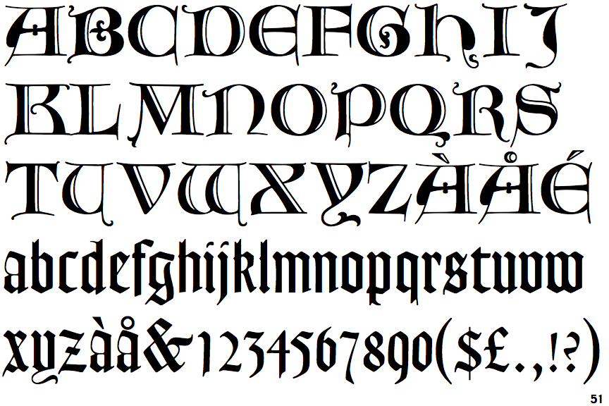 Goudy Text Lombardic Capitals