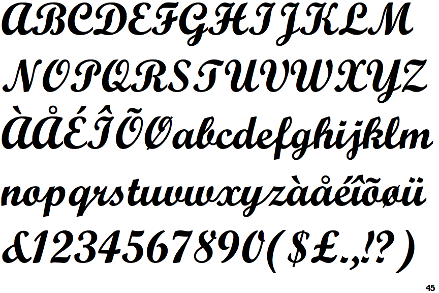 Monotype Script