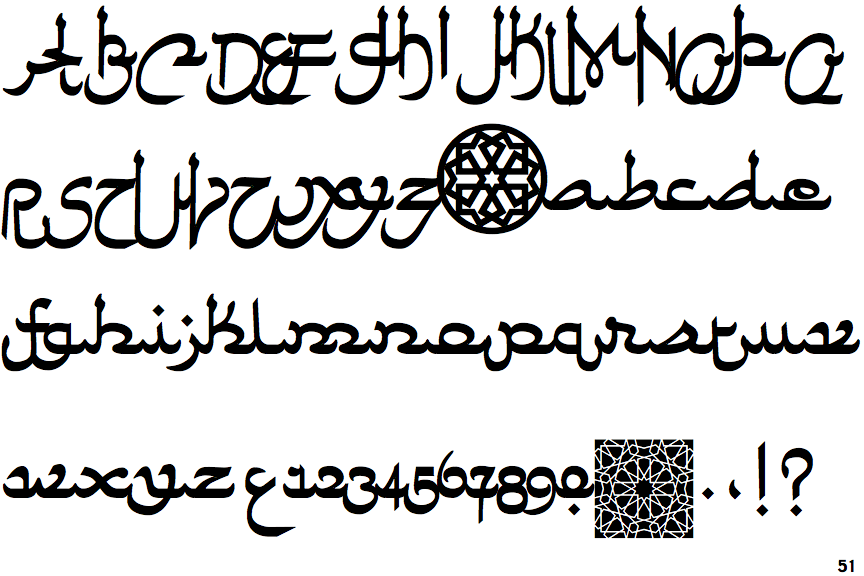 Faux Arabic