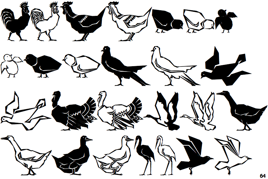 Polytype Birds One