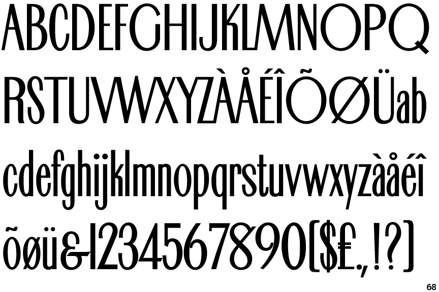 Free 1930's fonts