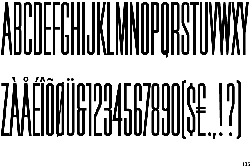 Triple Condensed Gothic