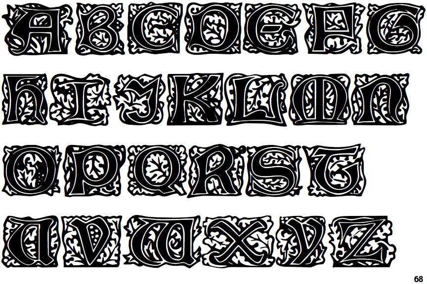 Chaucerian Initials