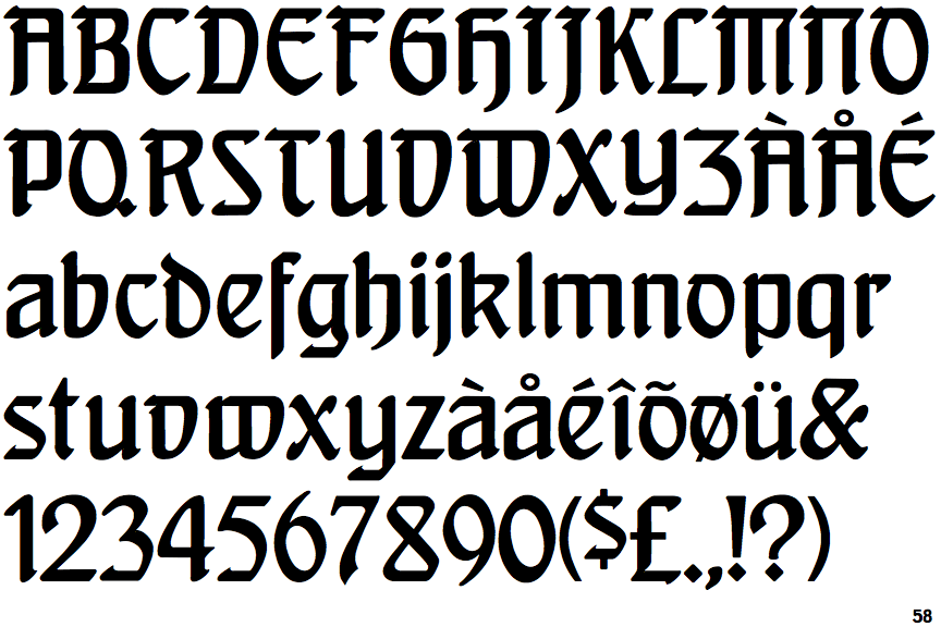 Behrens Schrift (Solotype)