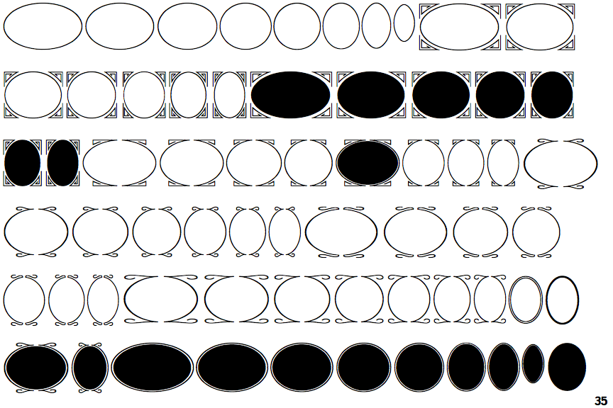 Ark Monogram SG Oval Frames