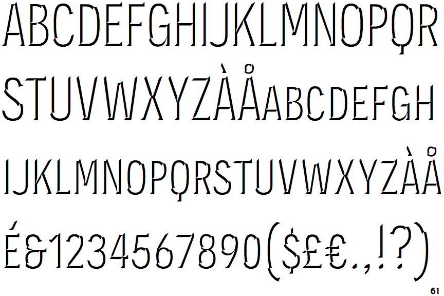 Novecento Carved Condensed