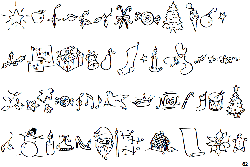 Carrotflower Christmas Icons