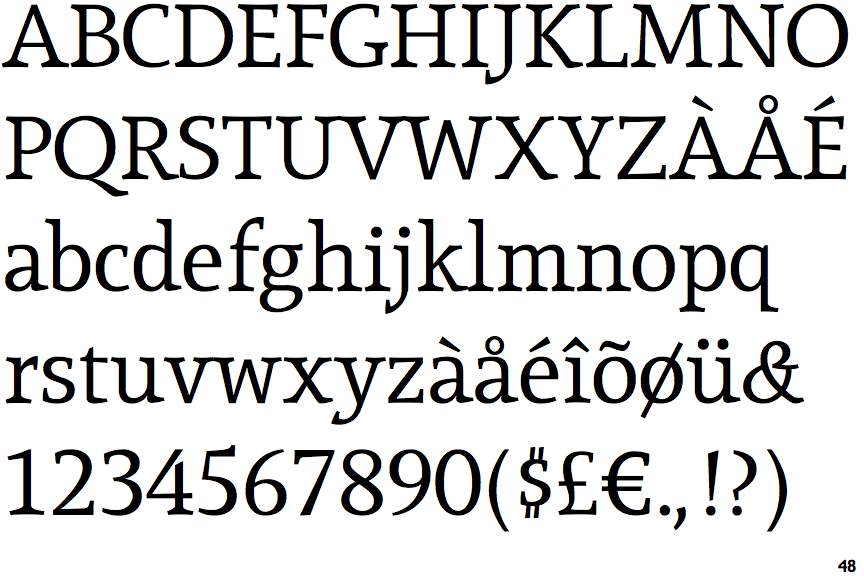 Lineare Serif