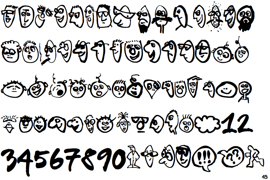 TPG Face Font Left