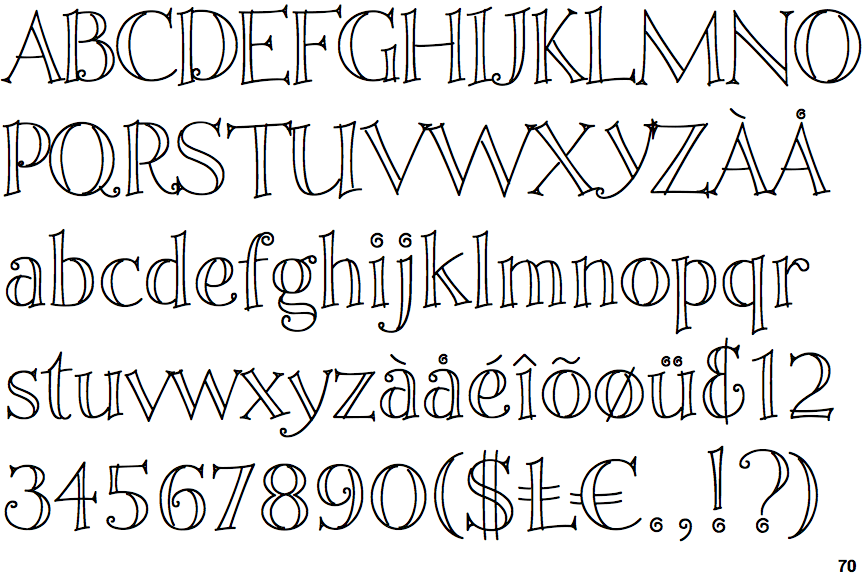 Fiddlestix Outline