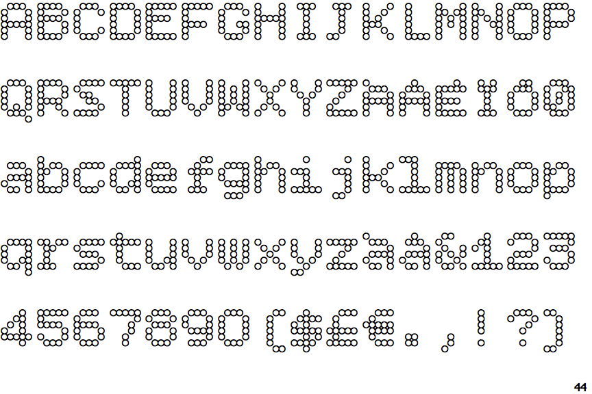 Bitcount Grid Single Line Circle