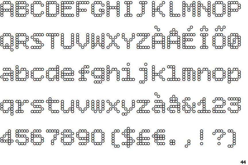 Bitcount Mono Single Line Circle