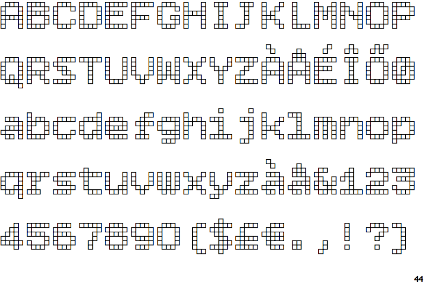 Bitcount Mono Single Line Square