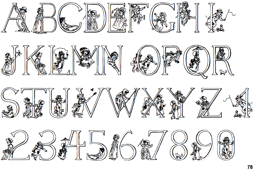 Kate Greenaway's Alphabet
